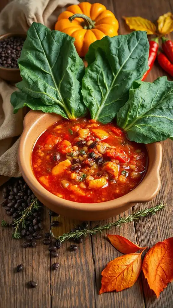 comforting lentil tomato stew