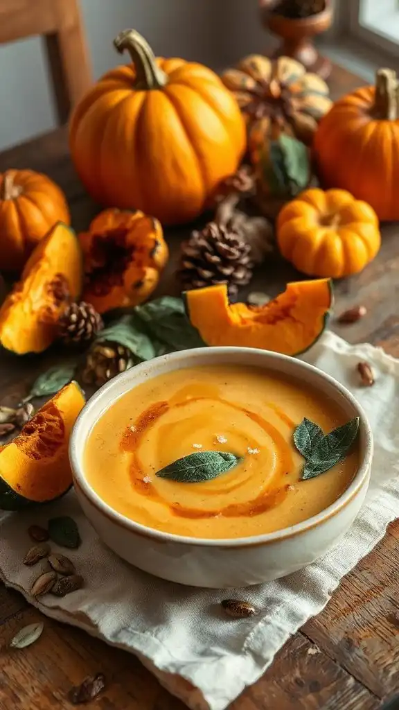 comforting pumpkin sage soup comforting pumpkin sage soup