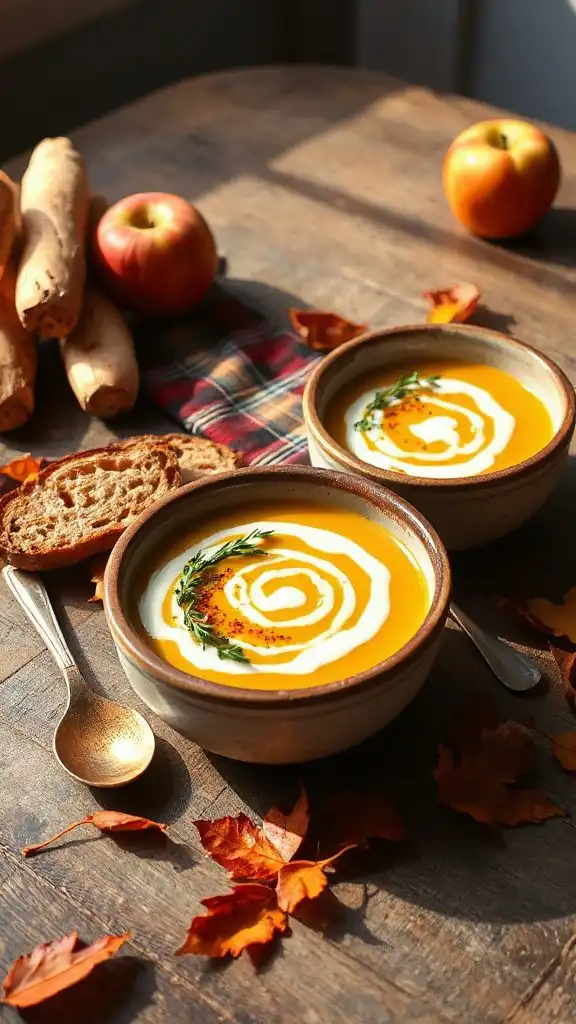 comforting vegan autumn soup