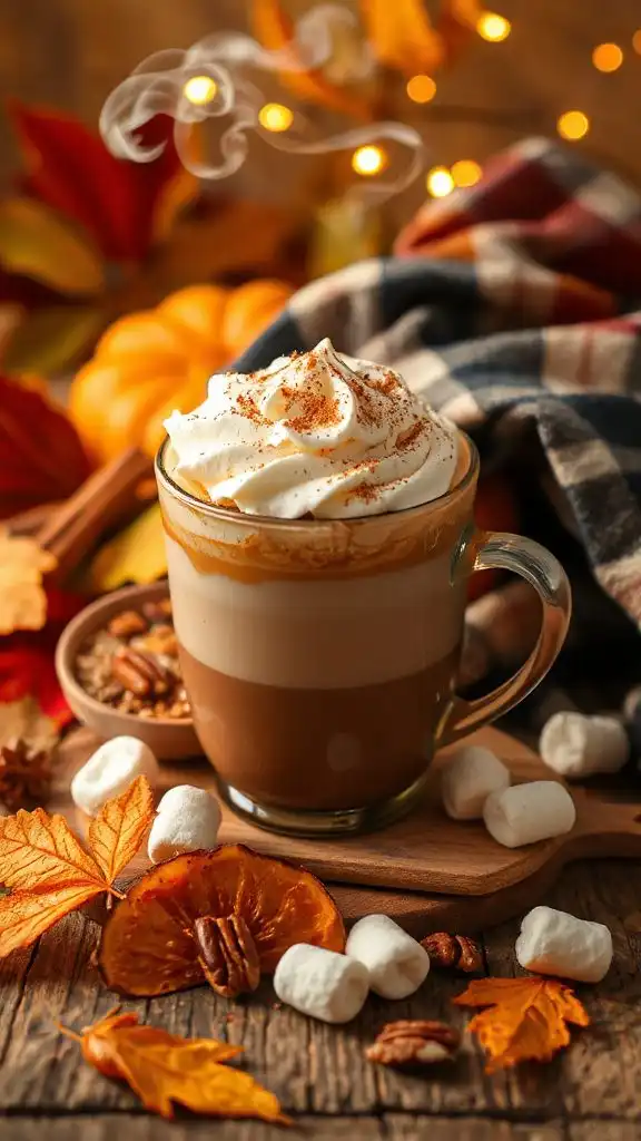 cozy autumn chocolate beverage cozy autumn chocolate beverage