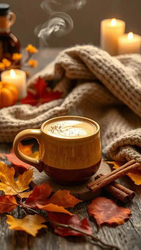 cozy autumn maple drink cozy autumn maple drink