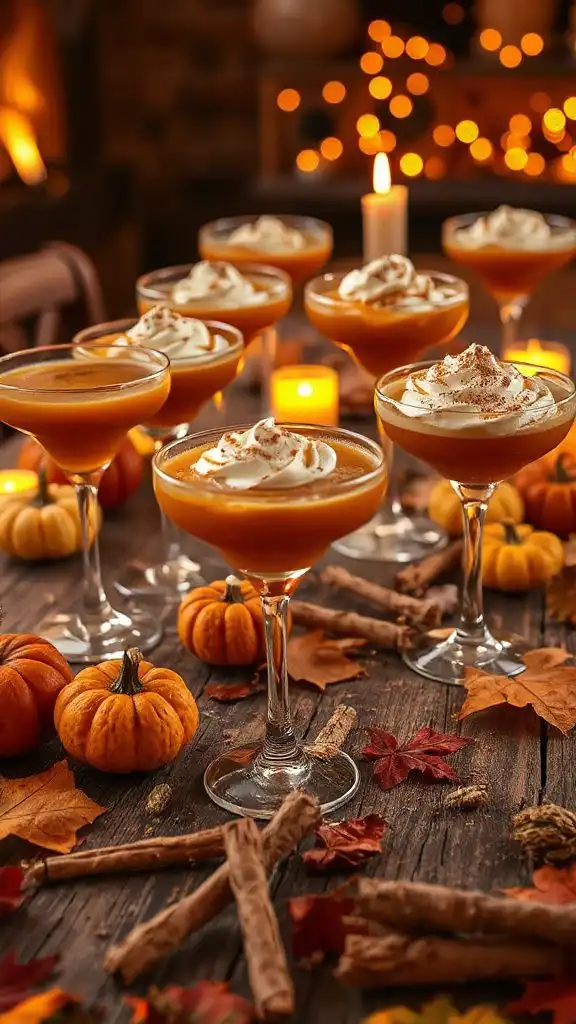 cozy autumn pumpkin cocktails