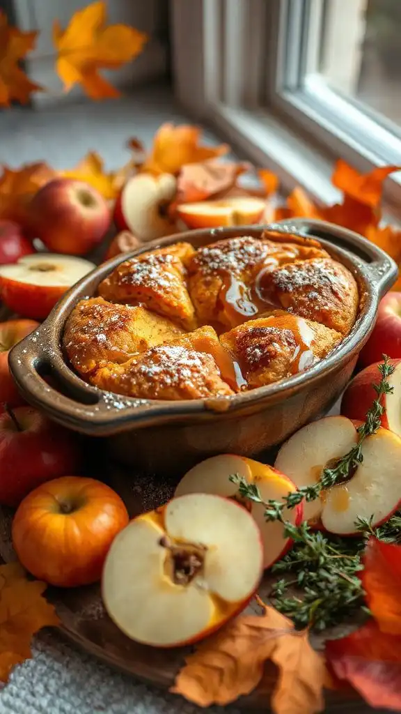 cozy autumn pumpkin dessert