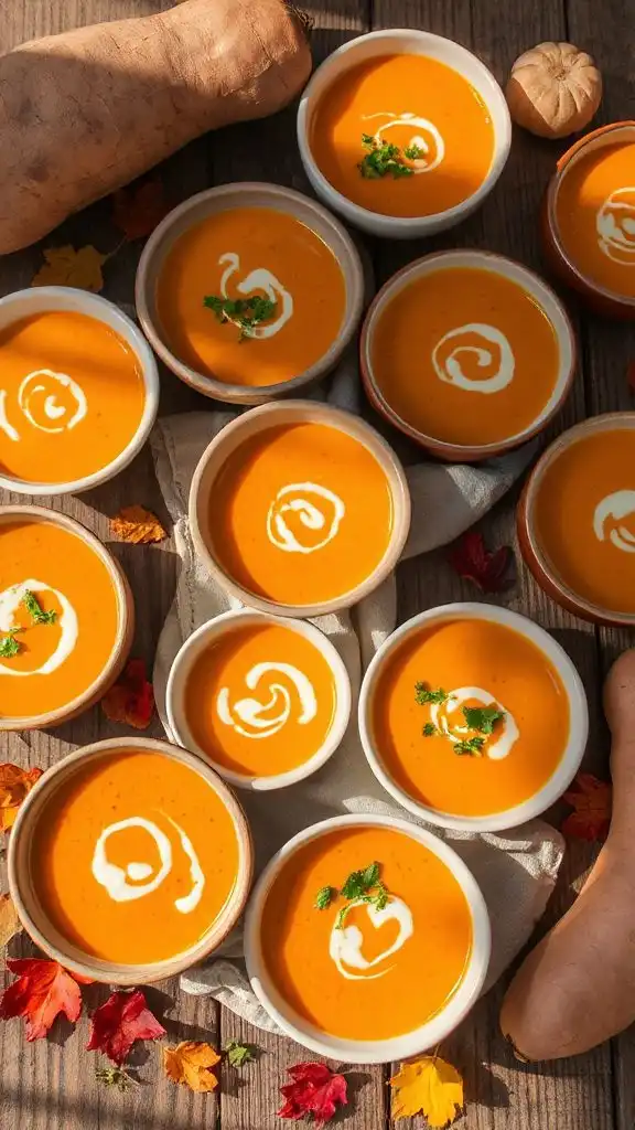 cozy autumn sweet potato soups