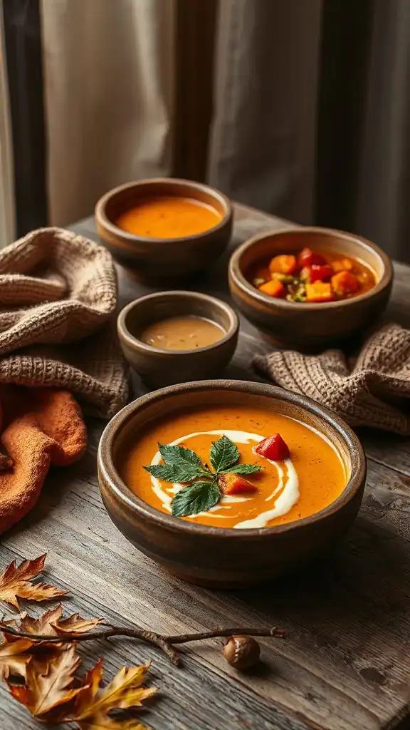 cozy autumn vegetable soup