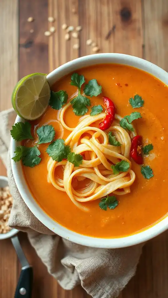 cozy carrot ginger soup