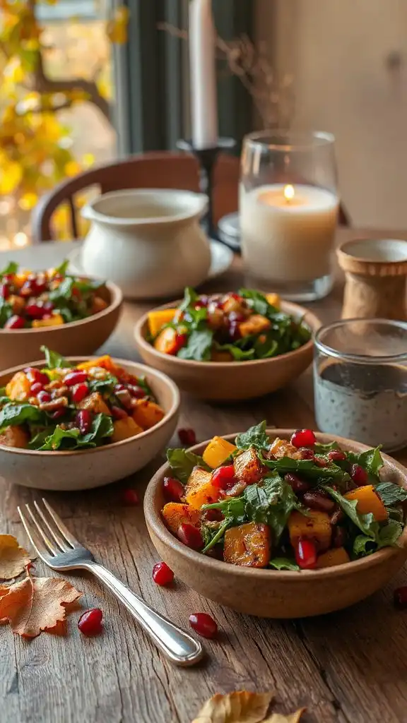 cozy salads for autumn