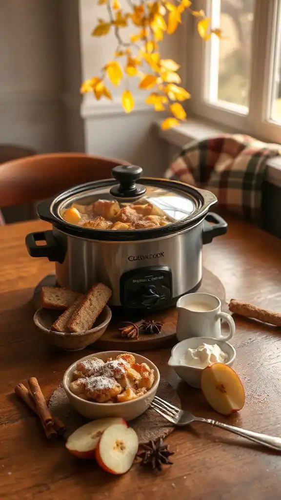 cozy slow cooker dessert