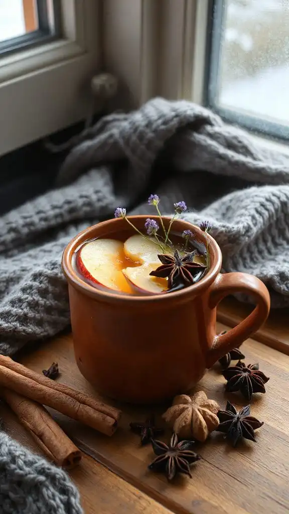 cozy spiced apple beverage cozy spiced apple beverage