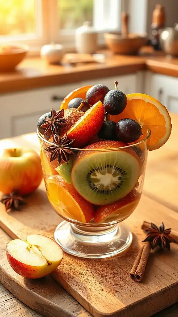cozy spiced apple dessert