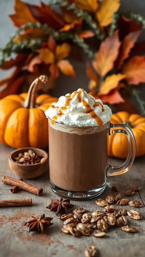 cozy spiced pumpkin mocha cozy spiced pumpkin mocha