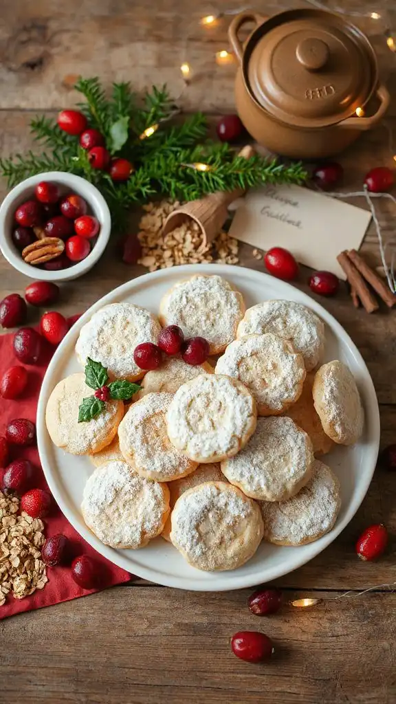 cranberry christmas cookie recipes