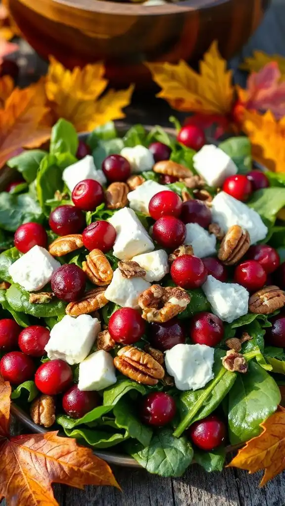 cranberry goat cheese salad