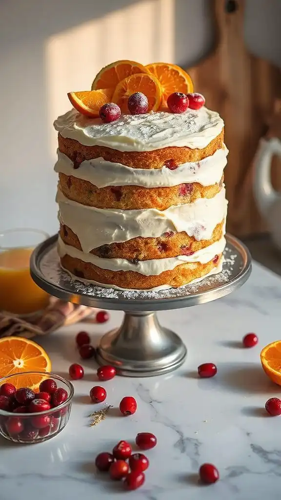 cranberry orange cake recipe