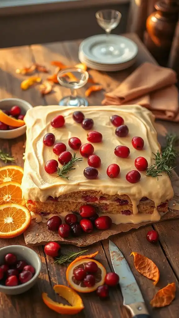 cranberry orange dessert delight