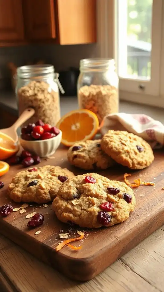 cranberry orange oatmeal cookies cranberry orange oatmeal cookies