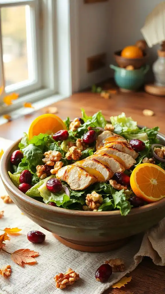 cranberry walnut chicken salad