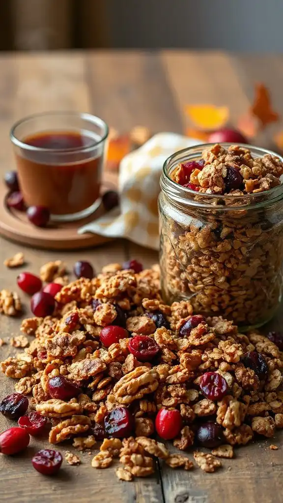 cranberry walnut granola recipe