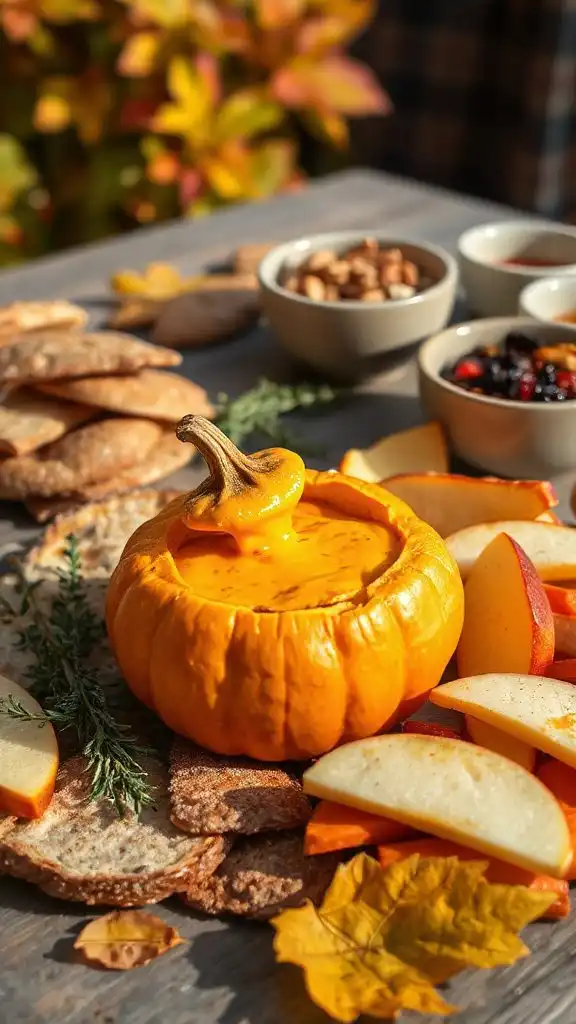 creamy autumn pumpkin dip