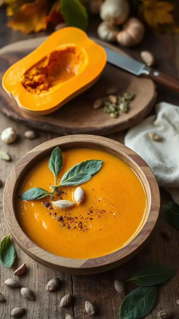creamy autumn squash soup