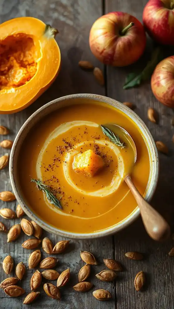 creamy autumn squash soup