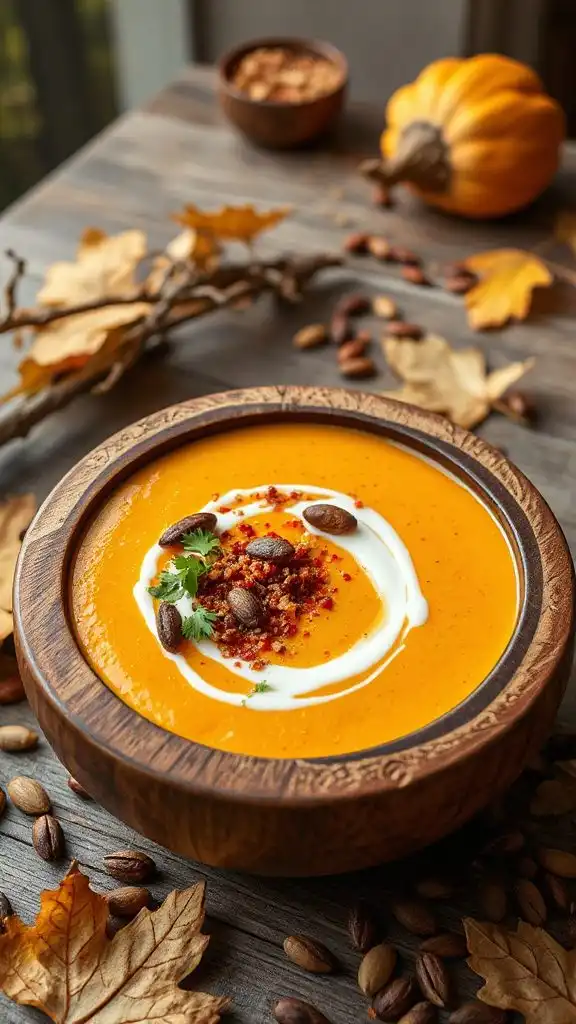 creamy autumn squash soup