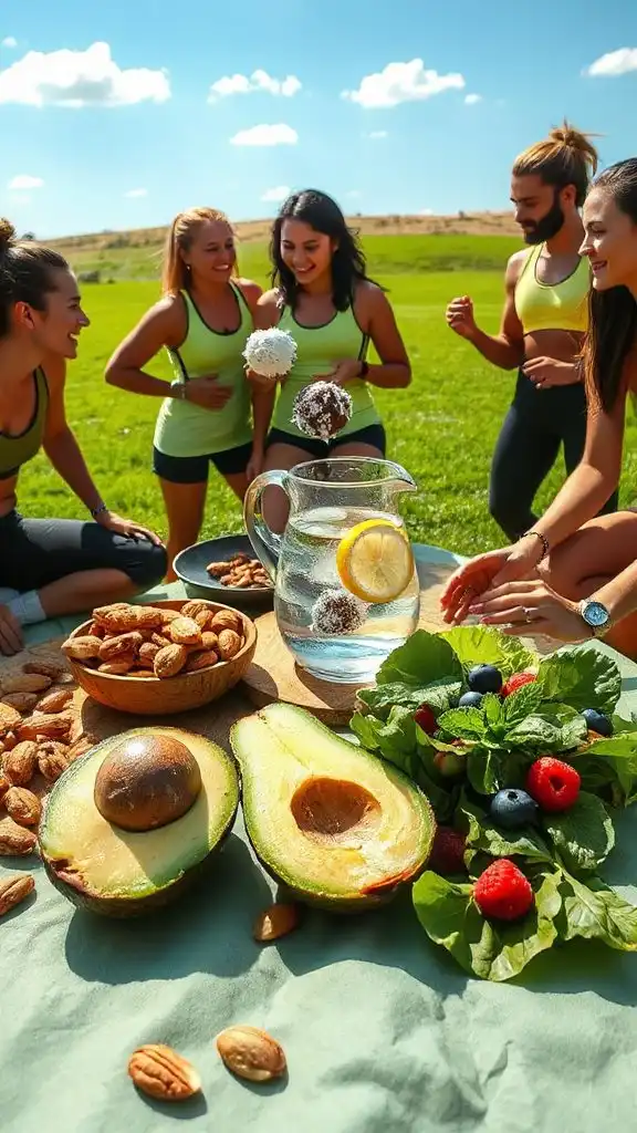 creamy avocado chickpea salad