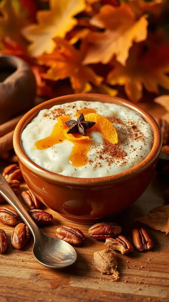 creamy bourbon vanilla dessert