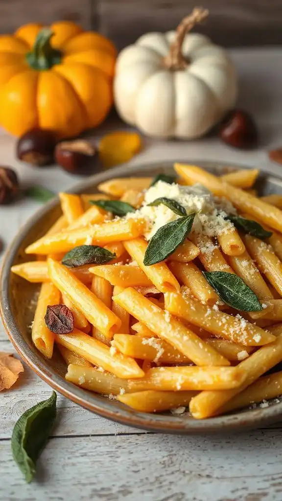 creamy butternut squash pasta
