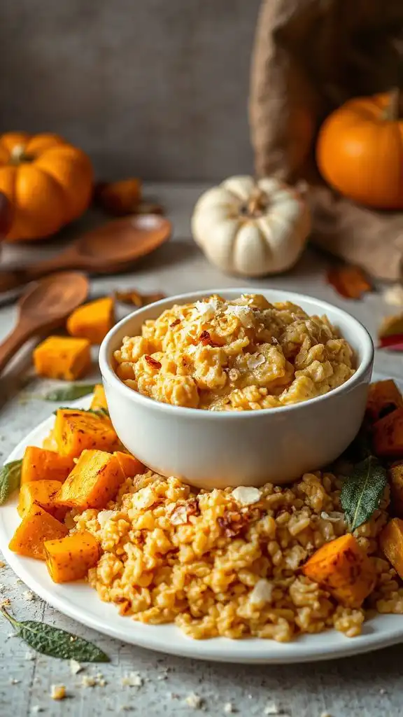 creamy butternut squash risotto