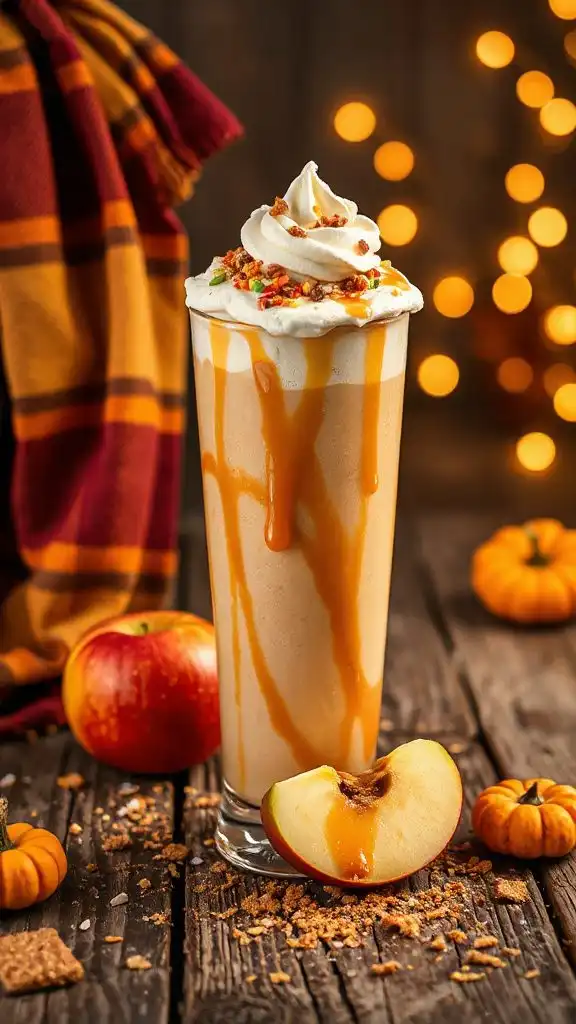 creamy caramel apple treat