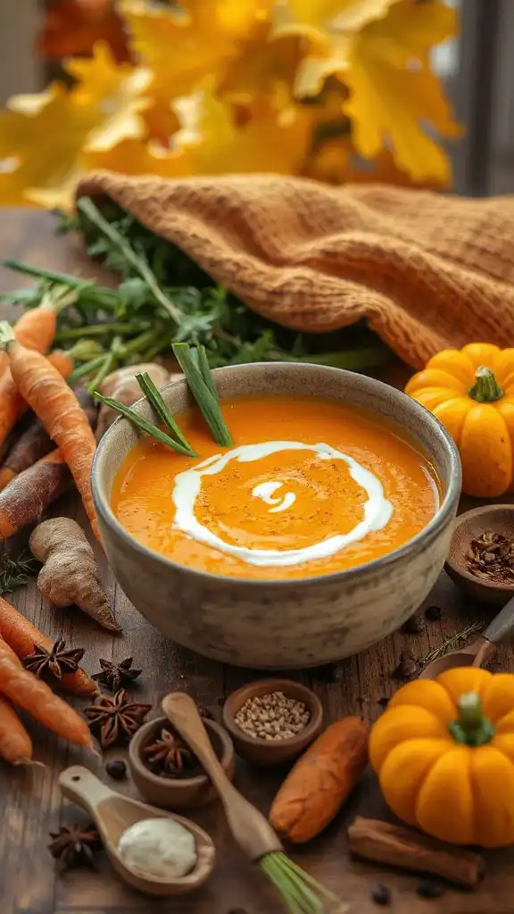 creamy carrot ginger soup