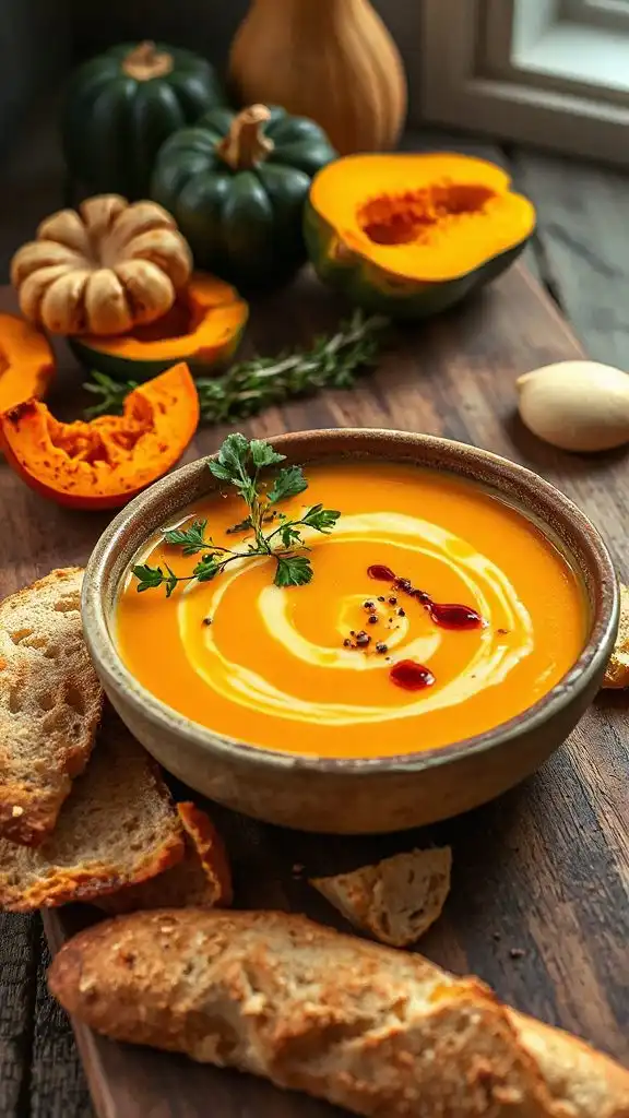 creamy carrot squash soup creamy carrot squash soup