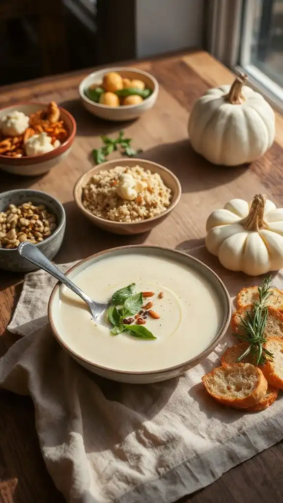 creamy cauliflower soup recipe