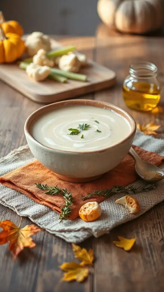 creamy cauliflower soup recipe