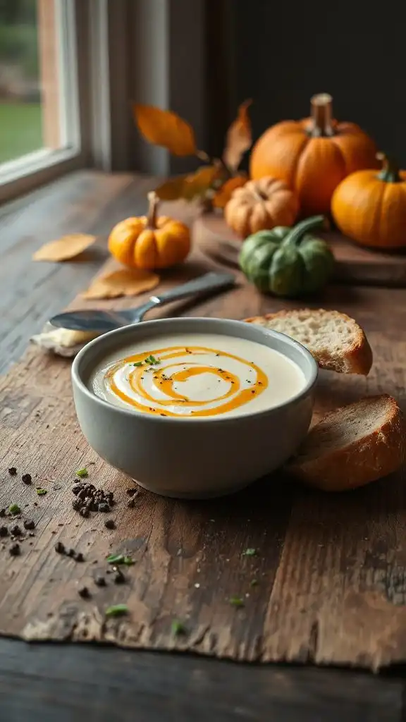 creamy cauliflower soup recipe