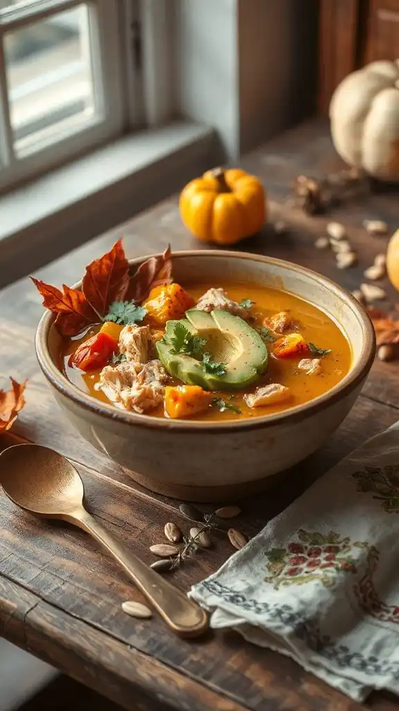 creamy chicken avocado soup