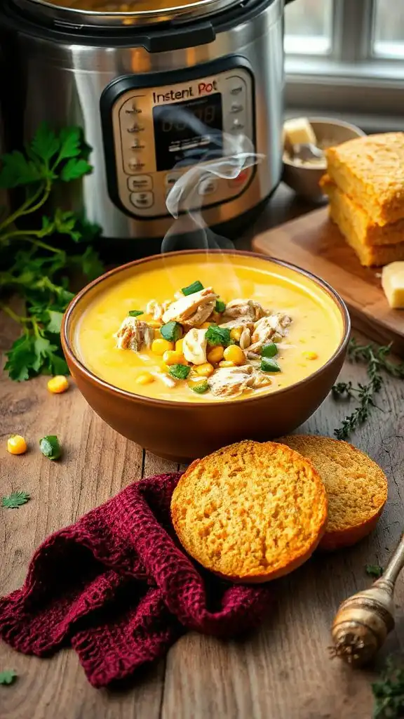 creamy chicken corn chowder