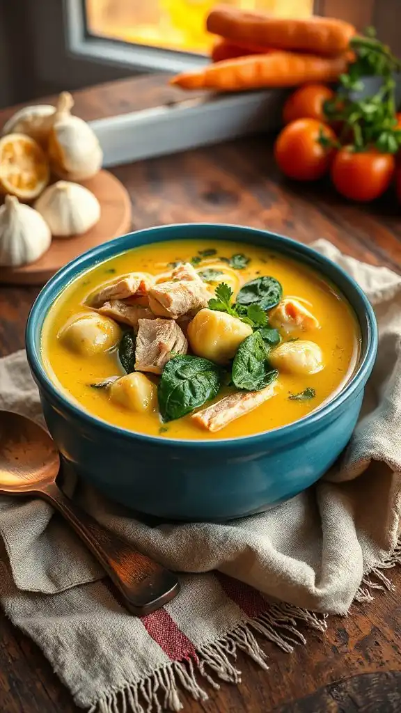 creamy chicken gnocchi soup