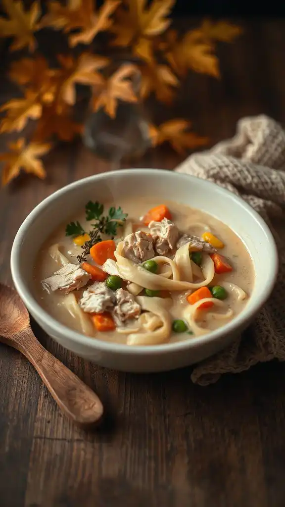 creamy chicken noodle soup