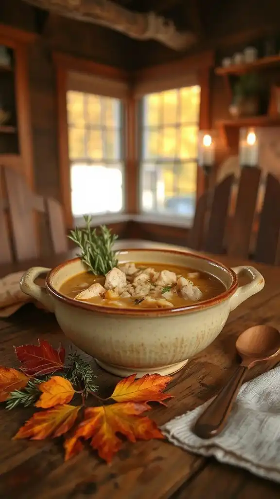 creamy chicken wild rice soup
