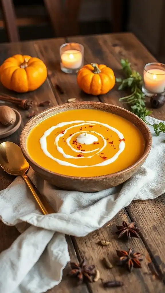 creamy coconut curry soup
