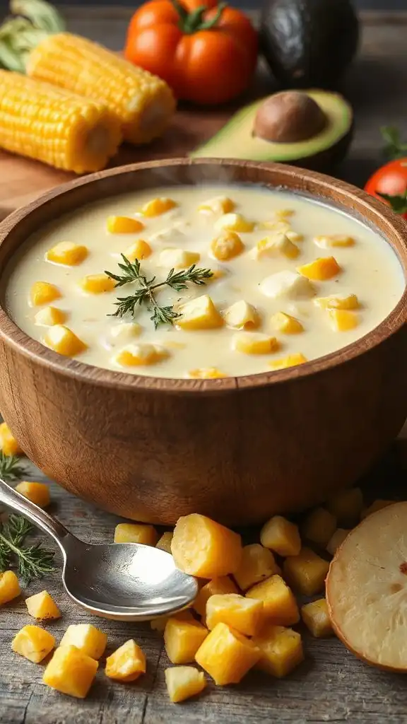 creamy corn potato chowder