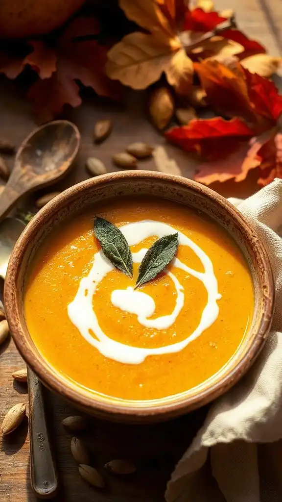 creamy dairy free butternut soup