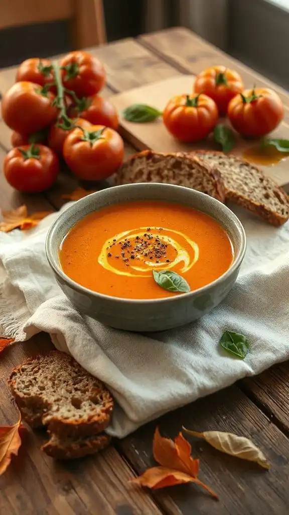 creamy dairy free tomato soup