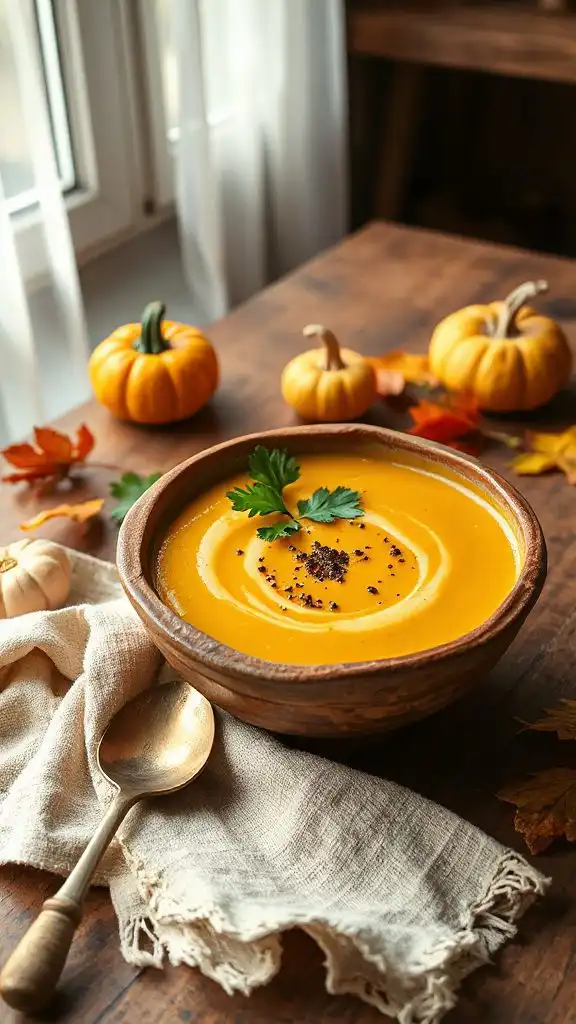 creamy fall butternut squash soup