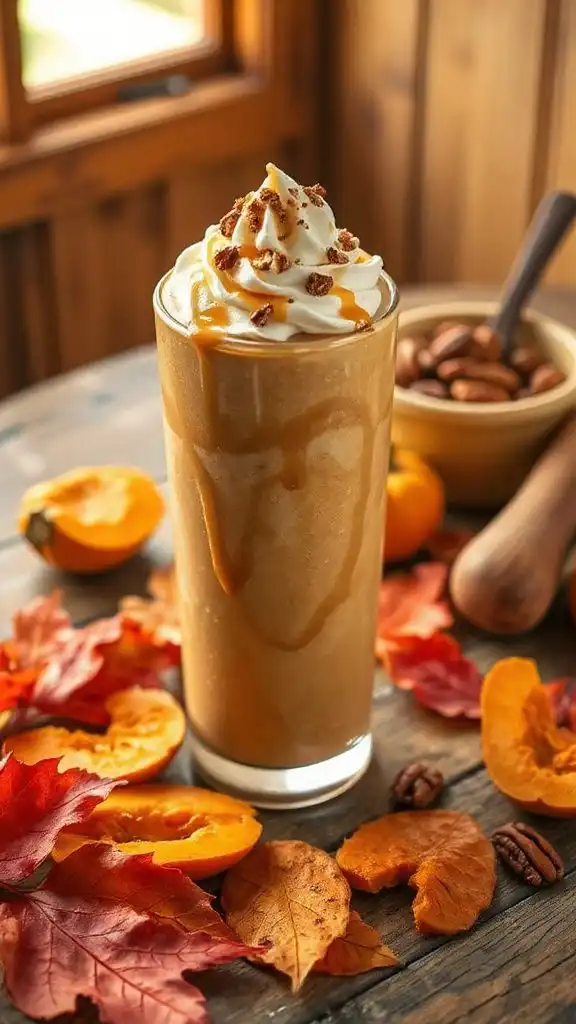 creamy fall inspired smoothie recipe
