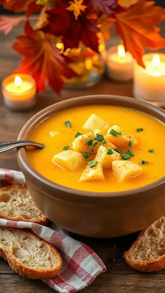 creamy garlic potato soup