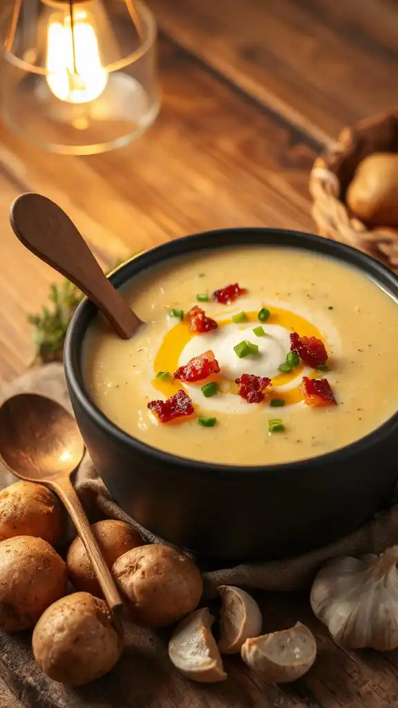 creamy loaded potato soup