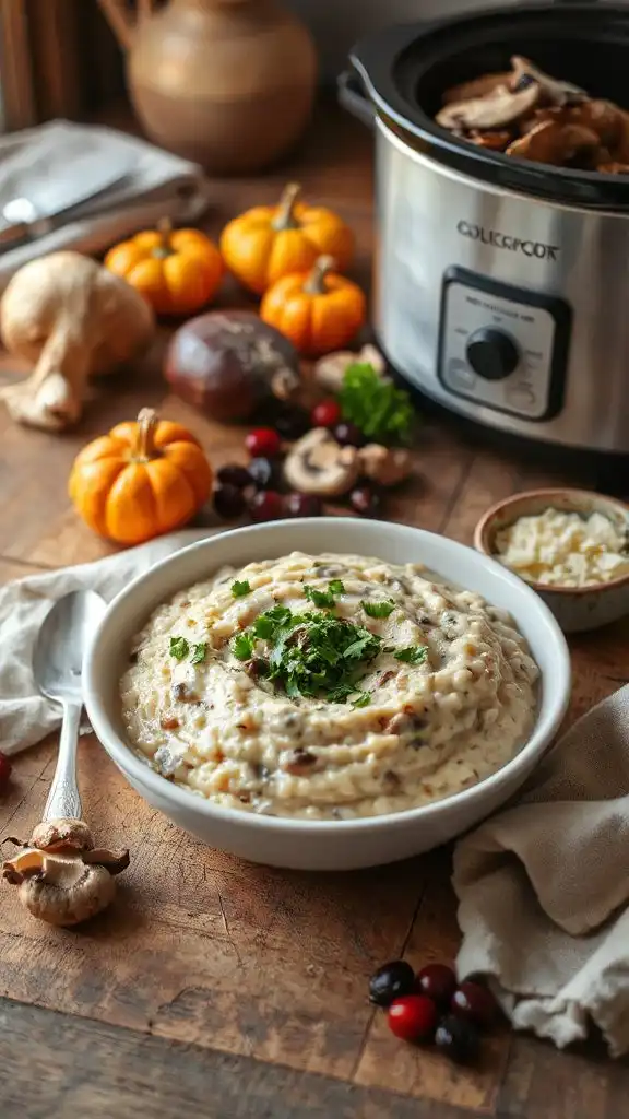 creamy mushroom risotto recipe